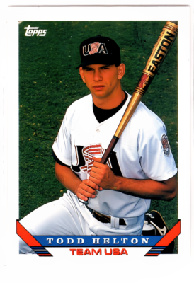 1993 Topps Traded #19T Todd Helton USA Rookie RC | eBay