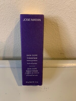 Josie Maran Skin Dope 5 Minute Facial Paraben & Sulfate Free New, Sealed in Box