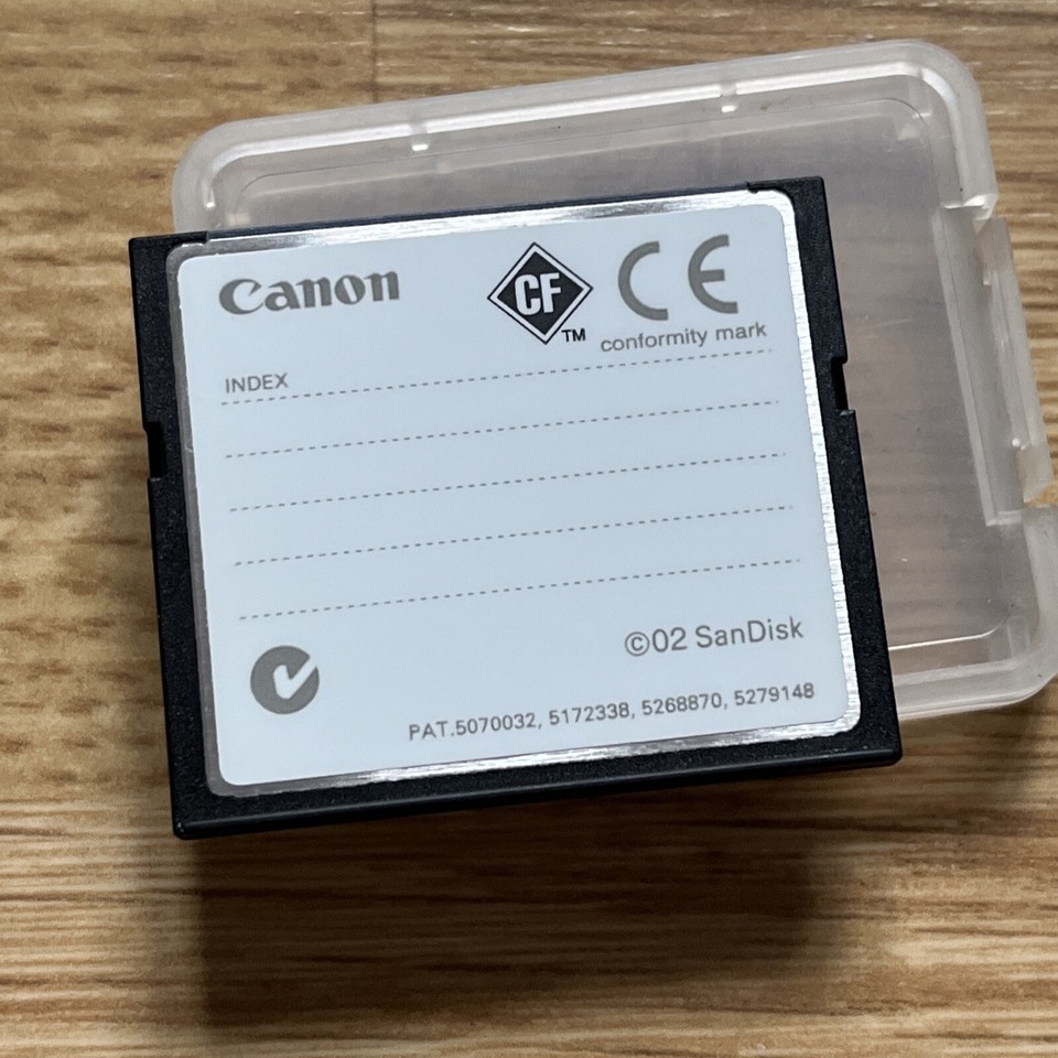 CANON FC32M 32MB COMPACT FLASH CF DIGITAL MEMORY CARD eBay