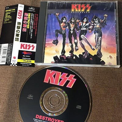 KISS Destroyer JAPAN CD PHCR-4318 w/OBI+PS BOOKLET 1997 Super Price reissue 