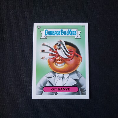 CUT KANYE 2013 Topps Garbage Pail Kids Minis 181a Rare Miniture