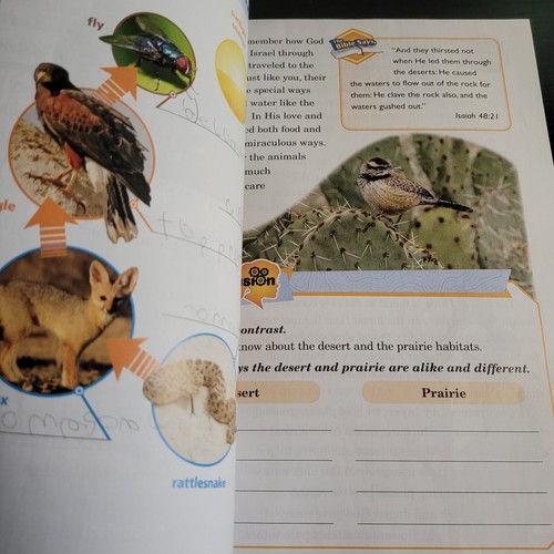Abeka Academy Textbook Science 3rd Grade 3 Exploring God's World - Picture 16 of 19