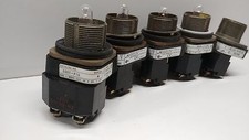 LOT OF 5 GUARANTEED ALLEN-BRADLEY 120V PILOT LIGHTS NO LENSES 800T-P16