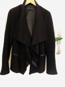 blazer noir zara