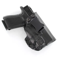 Smith & Wesson - IWB Tactical Holster - Olight PL-Mini 2 - Black Carbon Fiber
