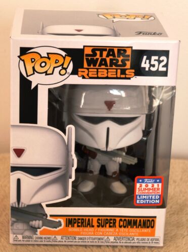 Star Wars Rebels Funko pop Imperial Super Commando 452 SDCC 2021 LE | Funko Pop