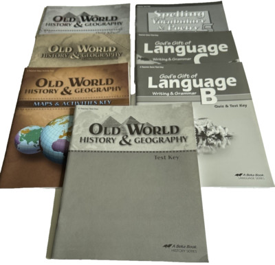 Abeka 5th Grade History Old World History Geography Language B C Homeschool