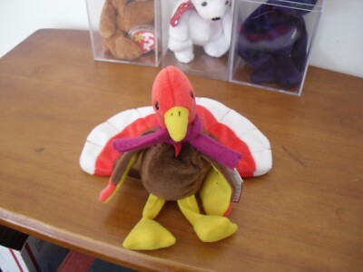 TY gobbler beanie baby D.O.B. 11/27/1996     B1