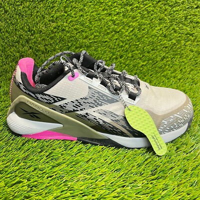 Reebok Nano X1 Adventure Womens Size 10W Gray Black Composite Toe Work Shoes