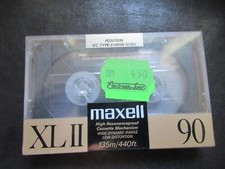 Audio Leerkassette Maxell XL2 90,eingeschweißt