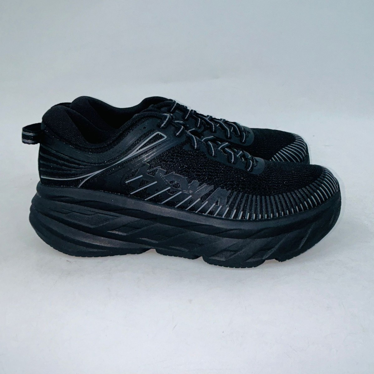 WOMENS HOKA ONE ONE BONDI 1110519BBLC BLACK COMFORTABLE RUNNING
