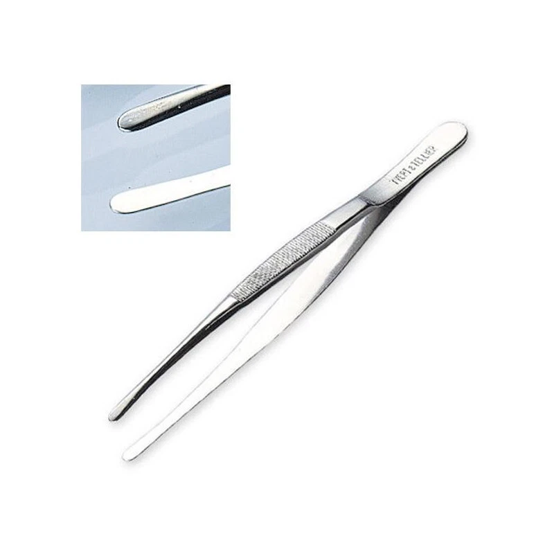 YVERT ET TELLIER Pince philatélique Nogent à bout pointu 12 cm avec étui.