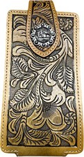 Western Stakes Western Leather Phone Belt Holster Cell Phone Case Phone Pouch