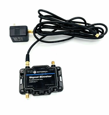 Motorola Signal Booster Broadband Drop Amp Bi-Directional RF