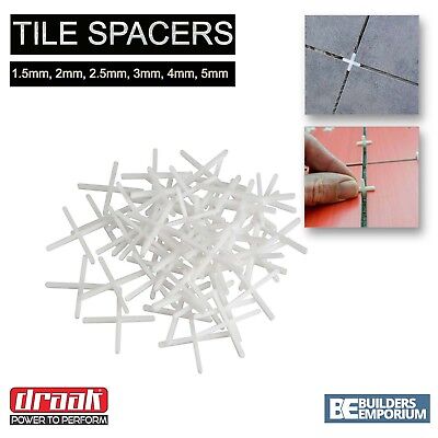 Tile Spacers Floor Wall Tiling 1 5mm, How To Determine Spacer Size For Tile