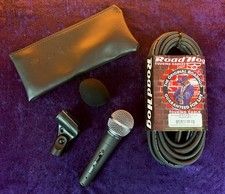Shure SM58S Cardioid Dynamic Vocal Microphone with On/Off Switch Demo Package