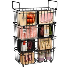 4 Pack - Freezer Baskets  Freezer Baskets for Chest Freezers for Chest