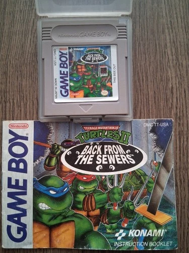 Teenage Mutant Ninja Turtles II: Back From The Sewers (Nintendo Game Boy, 1991)