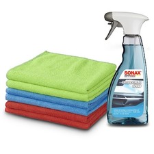 500 ml SONAX ANTIBESCHLAGSPRAY SCHEIBENBESCHLAG + 6x MIKROFASERTUCH 40x30 cm