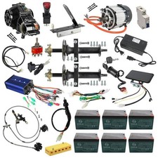 Rear Differential Axle Kit 72V 1500W Motor Racing Golf Quad Go kart ATV Drift