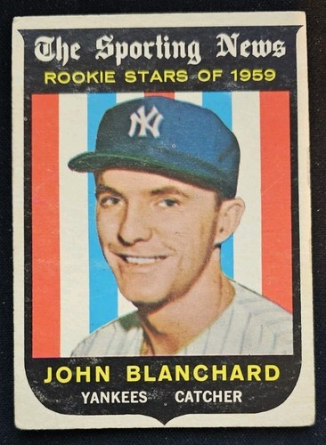 1959 Topps #117 John Blanchard New York Yankees - RC