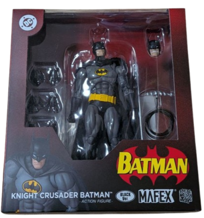 Medicom Toy MAFEX Batman Knight Crusader Set with HUSH Joker Action Figures-image