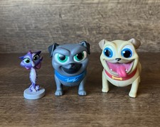 Disney Junior Puppy Dog Pals Figures Rolly Bingo Hissy The Purple Cat Ships Fast