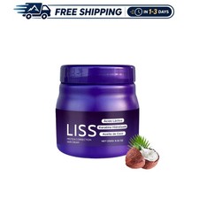 Liss Alisado 8.82 Oz Cream - Hair Smoothing Solution with Lactic Acid  Keratin