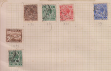 LOT 6 TIMBRES ANCIENS MALTE  1911  OBLITERES