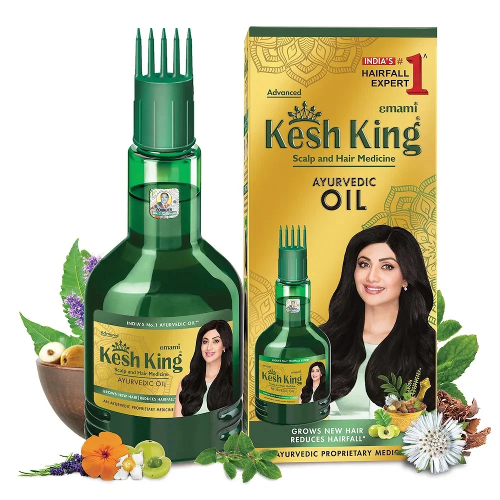Kesh King Ayurvedic Hair Growth Oil,Reduces Hairfall,21 Natural Ingredient,200ml