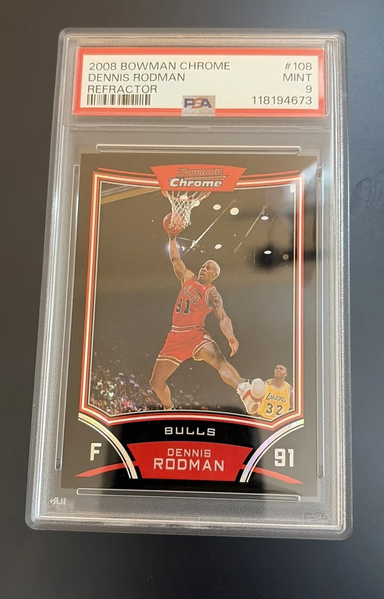 Topps Dennis Rodman Basketball Serial Numbered Sports Trading