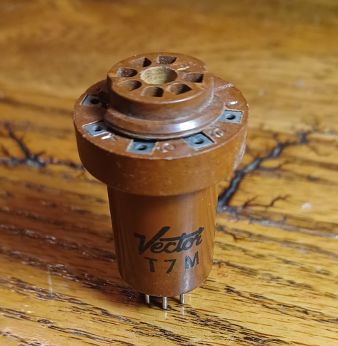 Vector 7-Pin Test Socket Adapter for Tube Tester T7M | eBay