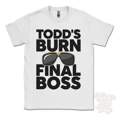 TODD'S BURN FINAL BOSS T-SHIRT lustiges Weihnachtsgeschenk Bardon Mill Northumberland