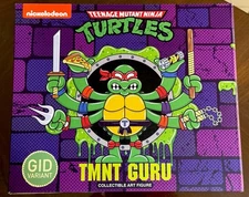 Kid Robot TMNT GURU Art Figure by CHOGRIN Radioactive Ooze Edition , Glow 