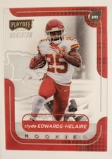 2020 Panini Chronicles  Playoff Momentum Rookies Clyde Edwards-Helaire #M-5 (RC)