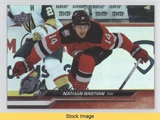 2023-24 Upper Deck Series 2 Silver Foil Nathan Bastian #360 READ 5ya