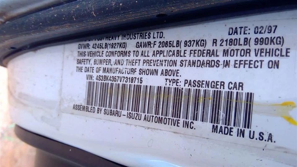 Carrier Rear Manual Transmission X Model 4.11 Ratio Fits 98-07 Subaru Forester O - Image 4 of 4