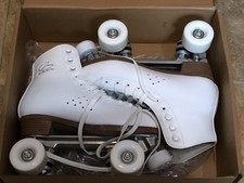 Papaison Professional Outdoor and Indoor Leather Quad Roller Skates