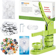 Button Maker Machine 58Mm 2.25 In Installation-Free, DIY Button Pin Maker Mach