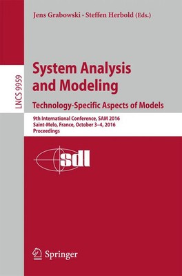 Jens Grabowski (u. a.) | System Analysis and Modeling. Technology-Specific...