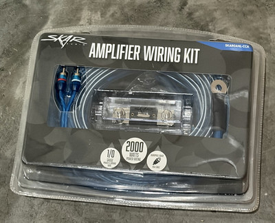 Skar Audio 1/0 AWG Amplifier Wiring Kit SKAR0ANL-CCA w/ Distribution Block