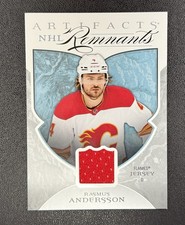 2022-23 Upper Deck Artifacts Rasmus Andersson #NH-RA NHL REMNANTS JERSEY Flames