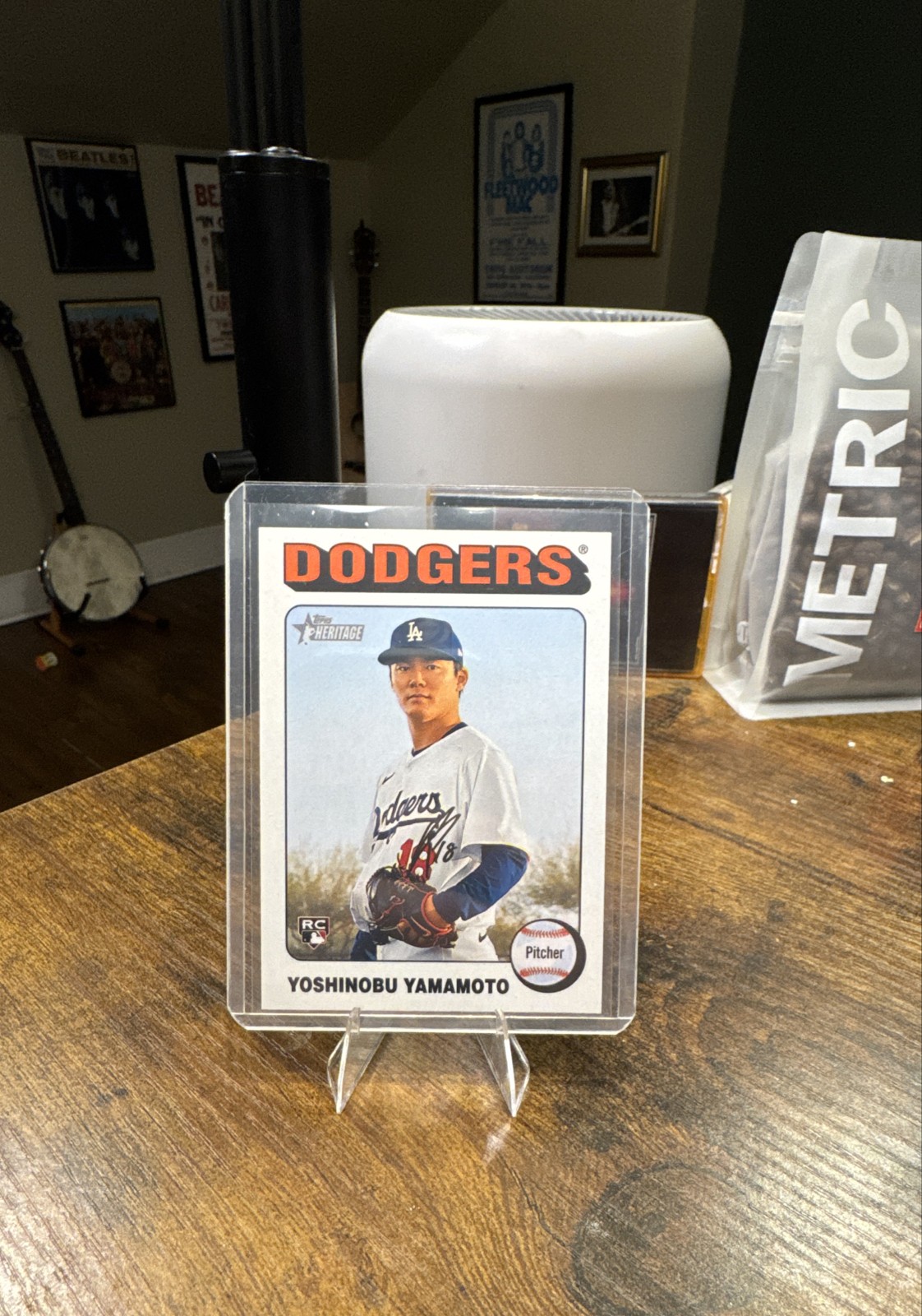 2024 Topps Heritage High Number - Yoshinobu Yamamoto #553 White Border (RC)