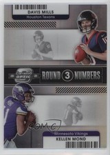 2021 Panini Contenders Optic Round Numbers Davis Mills Kellen Mond #RN-DMI 5w7
