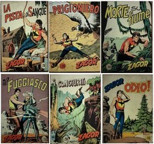 ZAGOR  6 numeri  n. 39 n.47 n.38 n.52 n.32  n.154 anni 1973 e 1974