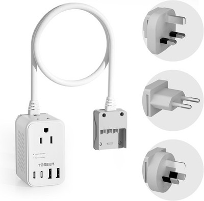 TESSAN 220 to 110 Voltage Converter US to Europe Travel