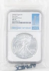 2024 (P) 1 oz Silver Eagle Star Privy PCGS MS70 First Day of Issue Flag - 1452b