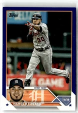 2023 Topps #126 Harold Castro Royal Blue