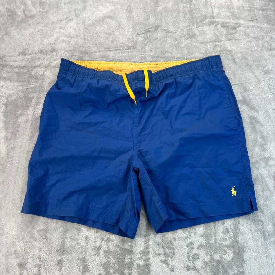 Vintage Polo Sport Ralph Lauren Trunk Shorts Mens Size Small (Fits Large) Blue