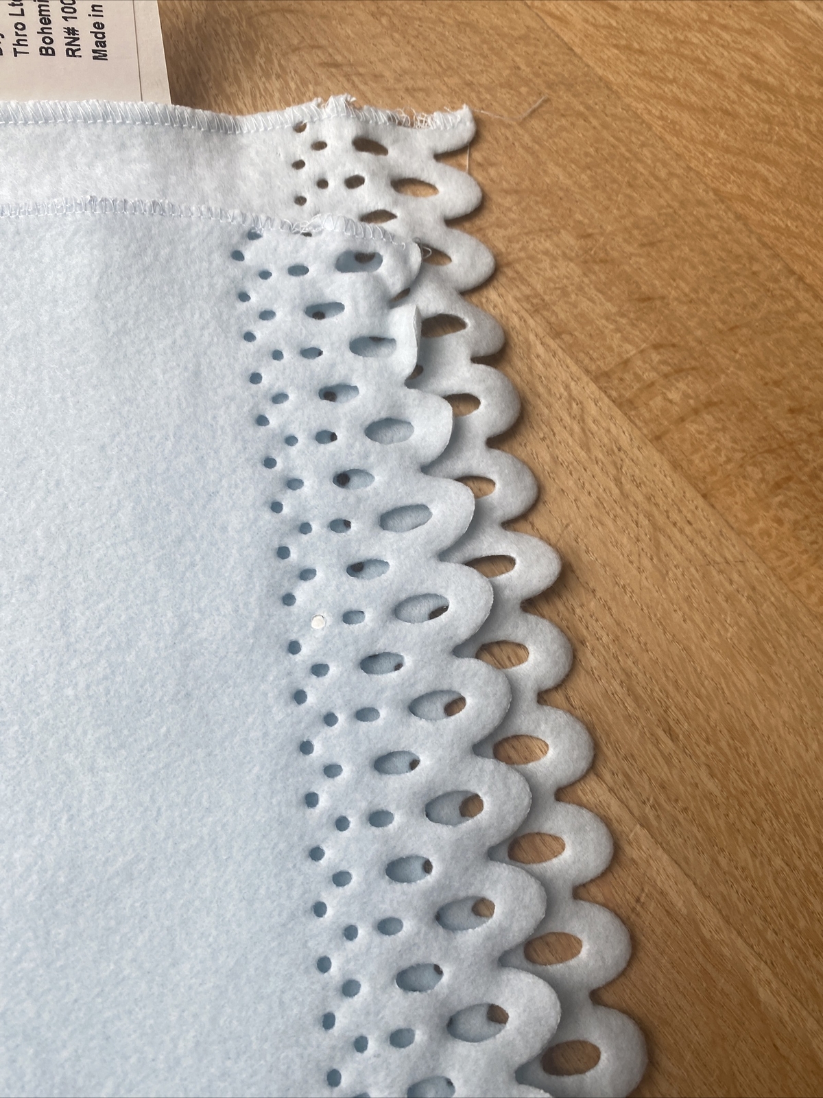 Baby Thro Brand Vintage baby Blanket throw Baby Blue Fleece 49"x56